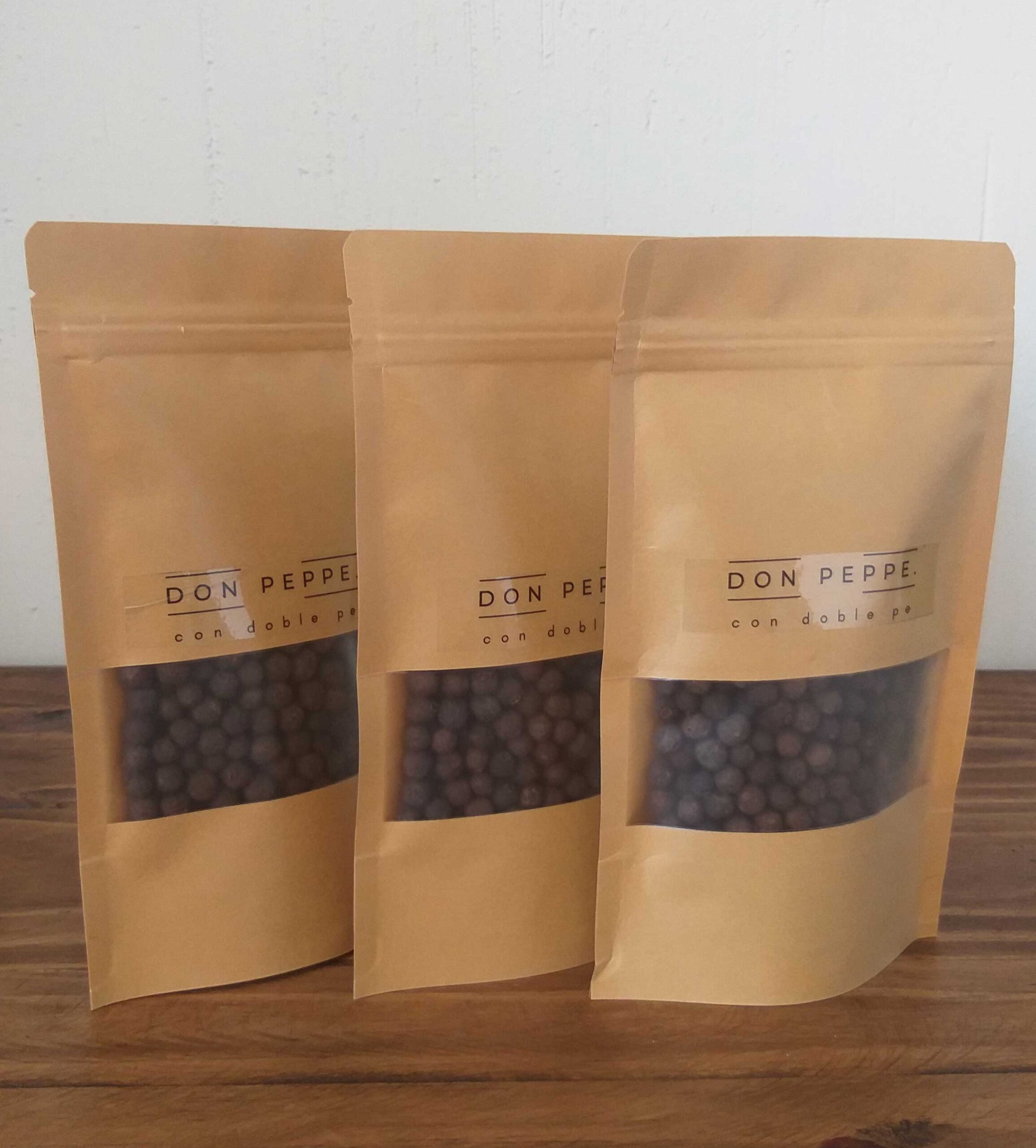 Sobre de 100 gramos de pimienta gorda organica de Poza Rica Veracruz