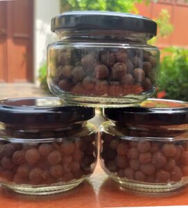 Frasco de 40 gramos de pimienta gorda organica